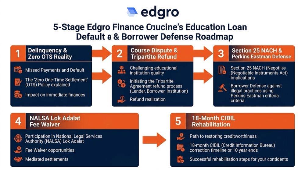 Edgro Finance loan settlement policy, zero OTS reality, and education debt defense roadmap