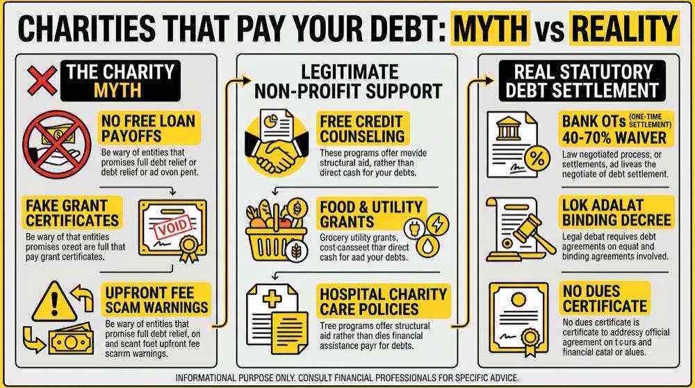 Charities that pay your debt myth vs reality roadmap