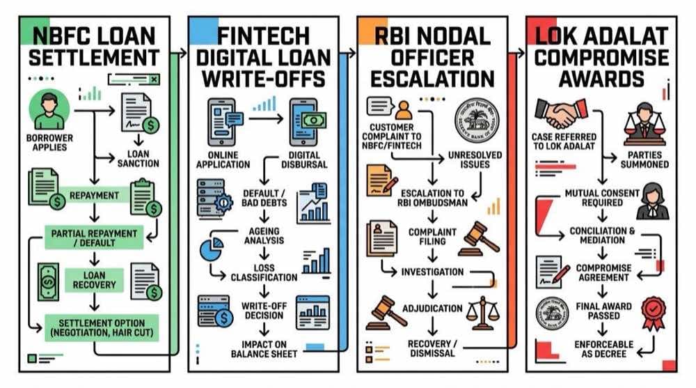 Indian NBFC and fintech loan settlement roadmap